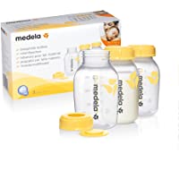 Medela pack de 3 botellas de 150ml. Biberones especiales para lactancia. Aptos para la alimentación del bebé con leche…